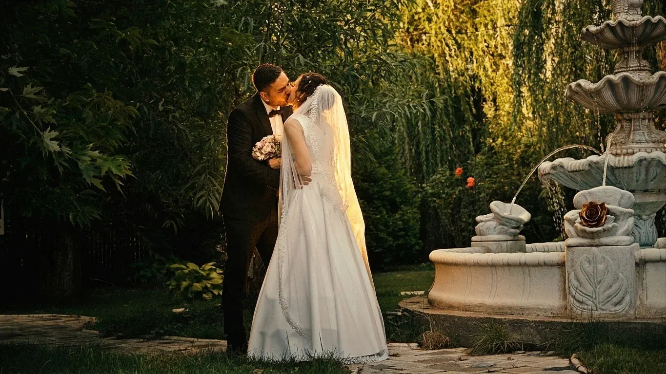 Moment romantic în aer liber